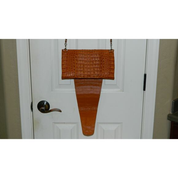 Original crocodile skin Handbag Vintage Purse - Picture 8 of 9